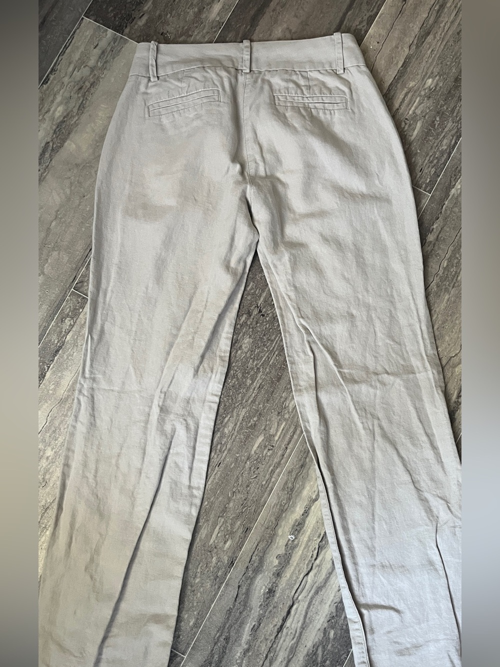 J. Crew Light Gray Linen Blend Pants